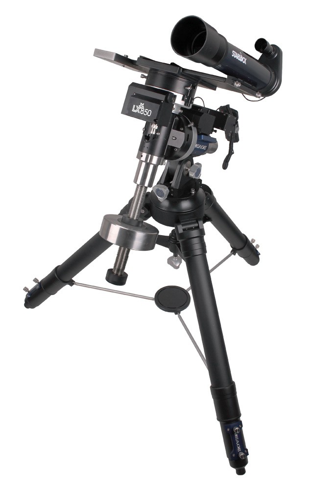 Экваториальная монтировка MEADE LX850 с гидирующим устройством Starlock + тренога